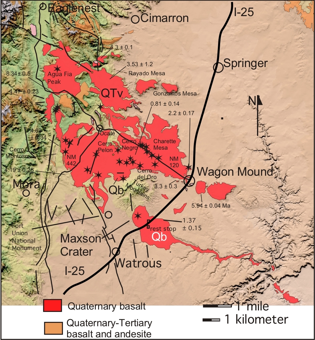 Ocaté Volcanic Field New Mexico Museum of Natural History & Science
